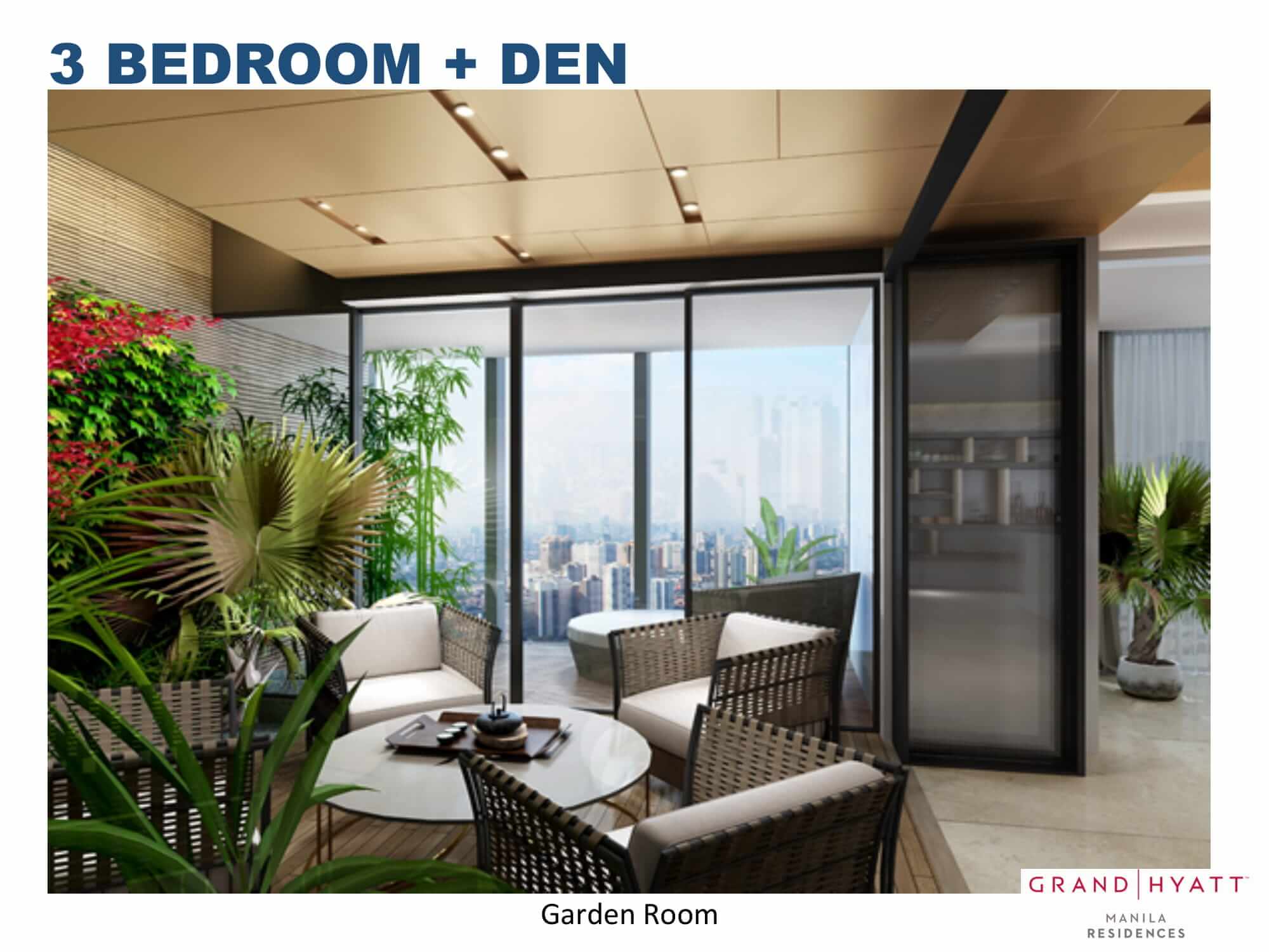 3 BEDROOMS + DEN - GRAND HYATT RESIDENCES GOLD TOWER